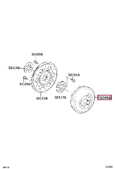 3200028180 Toyota Hydraulic unit