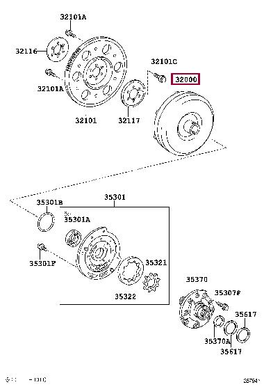 3200052052 Toyota Hydraulic unit