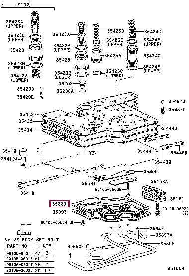 Toyota 35339-30060 Auto part 3533930060