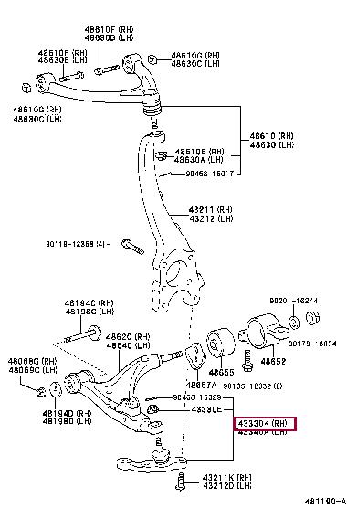 Buy Toyota 43330-59125 at a low price in United Arab Emirates!