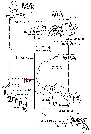 Toyota 44410-60700 OELLEITUNG EINBAUFER 4441060700 4441060700 Toyota OELLEITUNG EINBAUFER