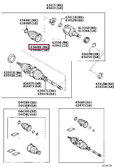 423450K010 Toyota Clamp