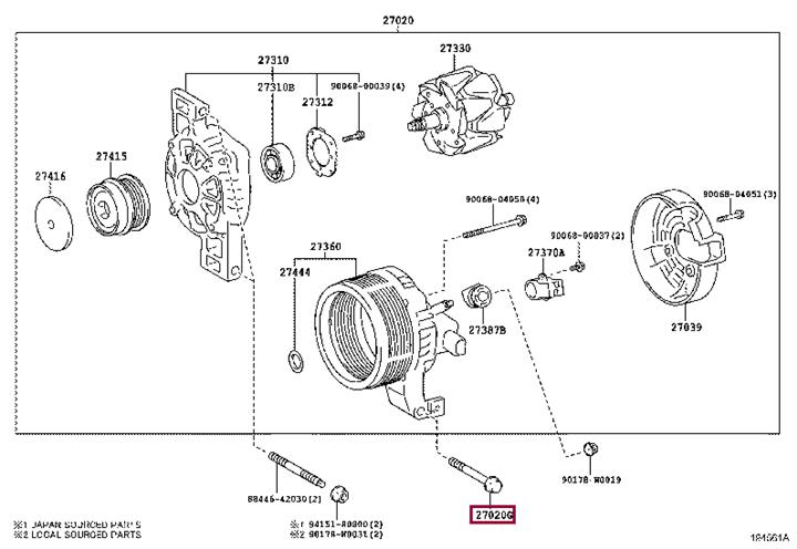 9011908C78 Toyota Bolt