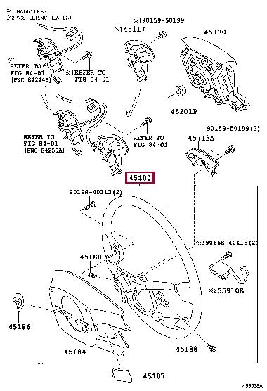 4510060620E1 Toyota Steering Wheel