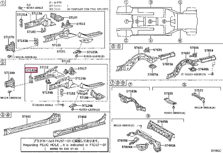 5714230040 Toyota Auto part