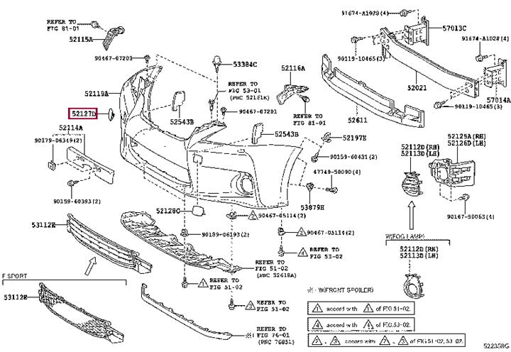 5212776904 Toyota Bumper cover