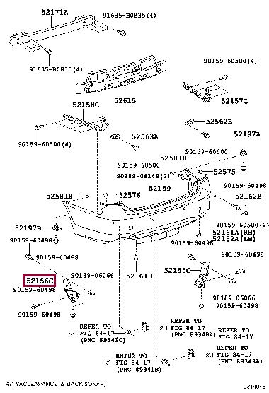 5215630050 Toyota Bracket bumper