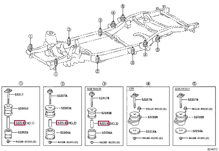 522180K010 Toyota Bracket bumper