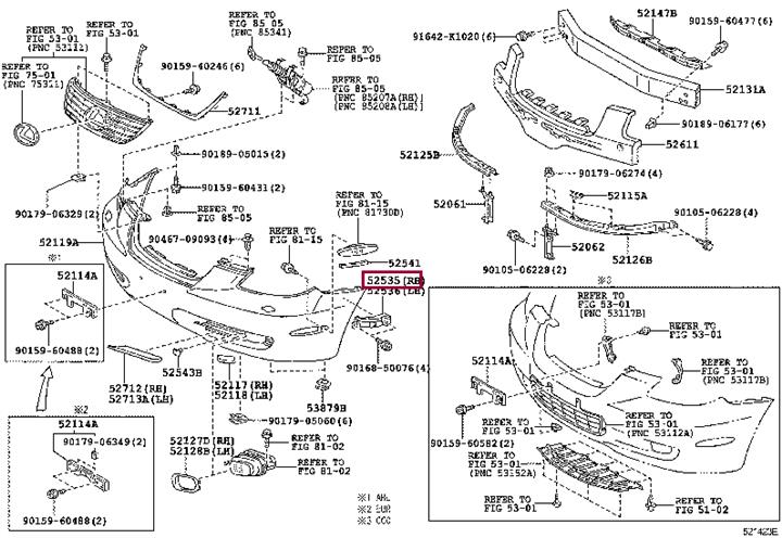 5253524031 Toyota Auto part