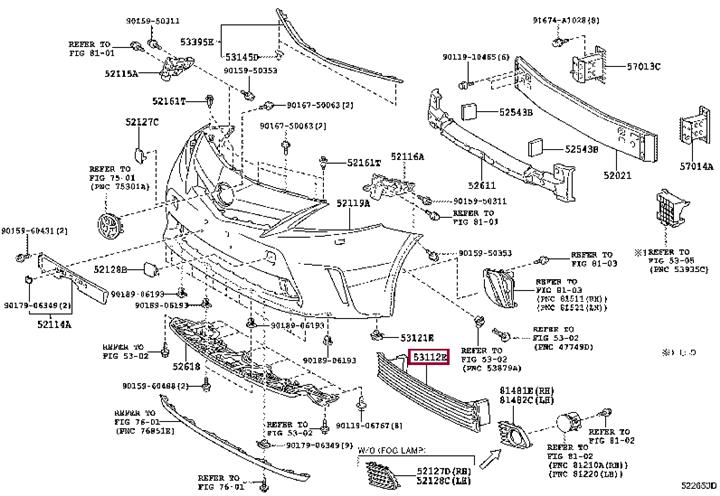Buy Toyota 53112-47050 at a low price in United Arab Emirates!