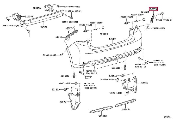 Buy Toyota 52575-76010 at a low price in United Arab Emirates!