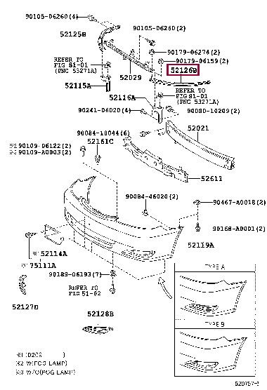 Buy Toyota 52126-AA020 at a low price in United Arab Emirates!