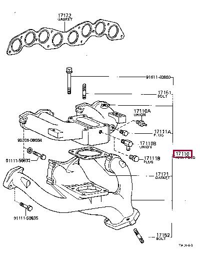 9165140816 Toyota Bolt