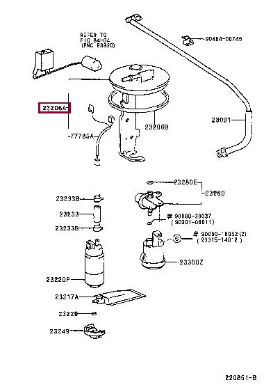 7702406020 Toyota Fuel pump