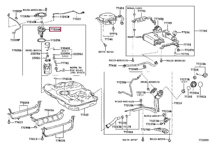 7702406213 Toyota Fuel pump
