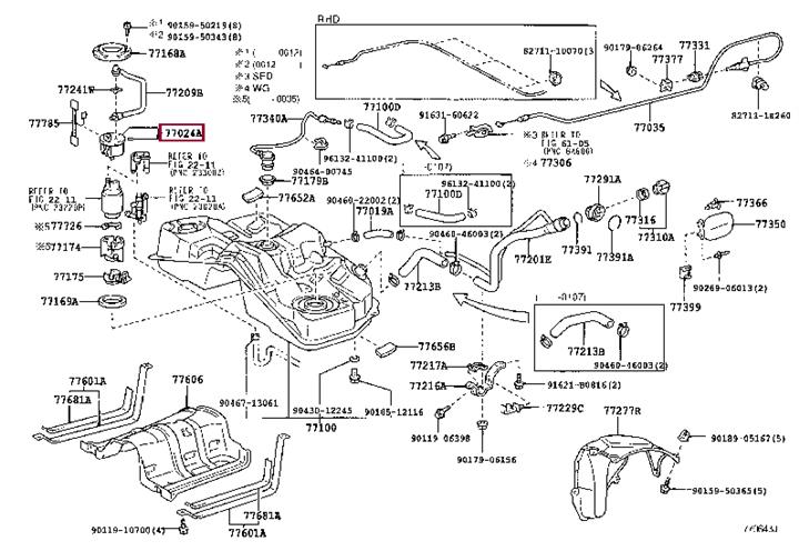 Toyota 77024-30070 High pressure fuel pump spring plate 7702430070