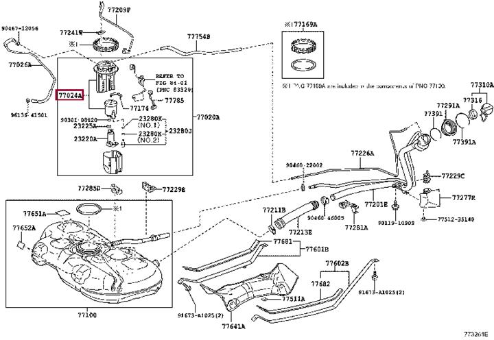 7702447110 Toyota Fuel pump