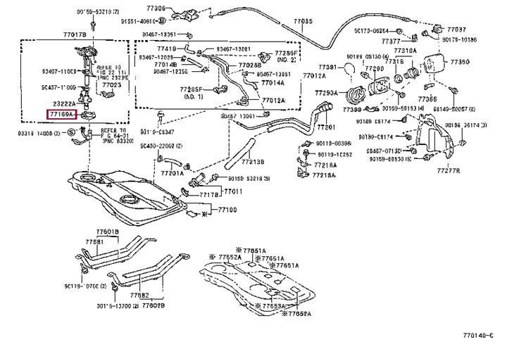 7716914010 Toyota Profiled gasket