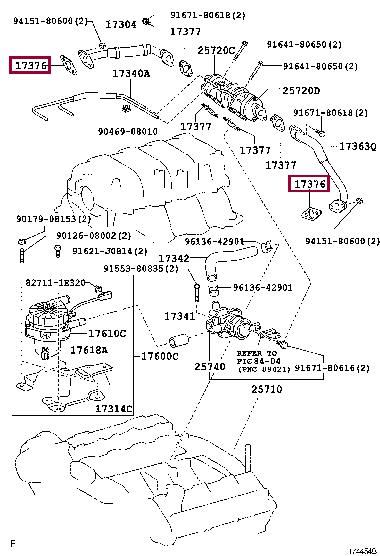 1737650010 Toyota Gasket