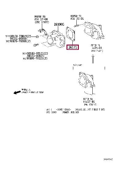 Gasket Toyota 26171-30020