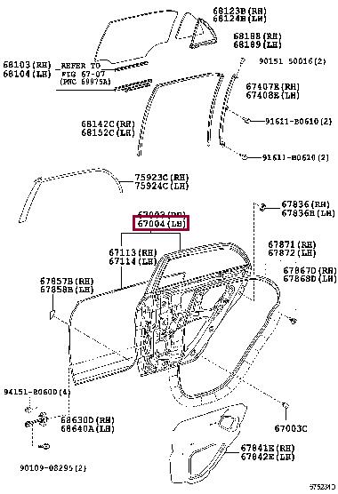 6700412A20 Toyota Door
