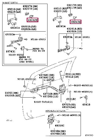 692420D020 Toyota SCHEUERSCHUTZPOLSTER