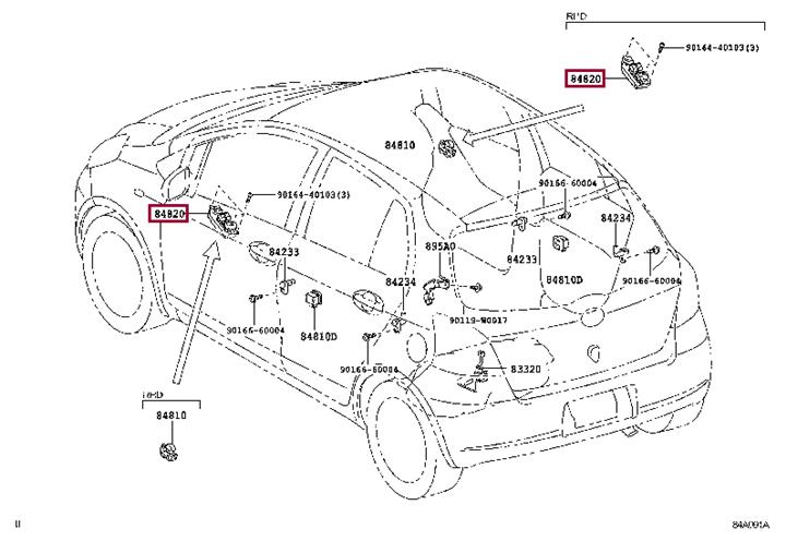 Toyota 84820-02230 SCHALTEREINHEI TFENS 8482002230 8482002230 Toyota SCHALTEREINHEI TFENS