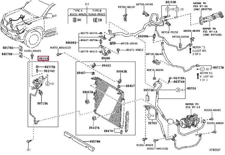 8871060C40 Toyota Coolant pipe