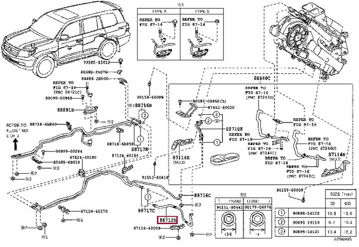 887126A440 Toyota Coolant pipe