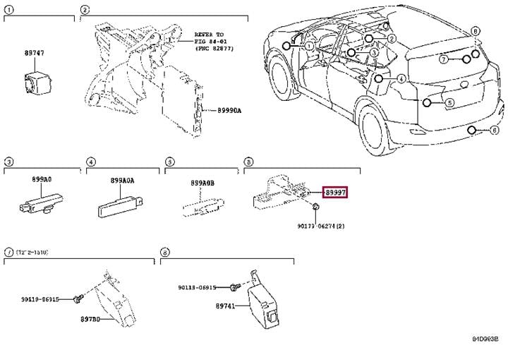 8999742010 Toyota Antenna