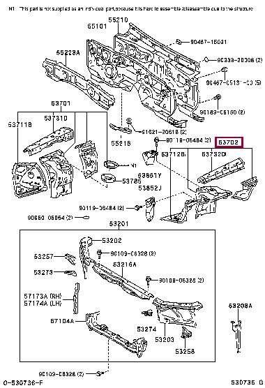 9017310012 Toyota Nut