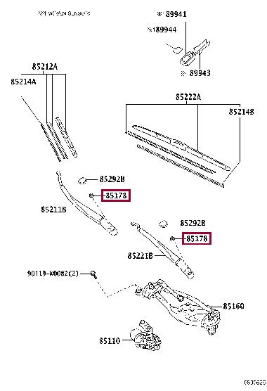 9018210006 Toyota Nut