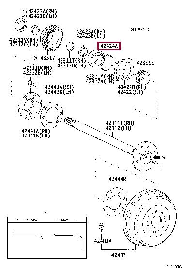 Toyota 90301-92002 Locking Ring 9030192002 9030192002 Toyota Locking Ring