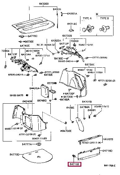 9046706150C0 Toyota Clip