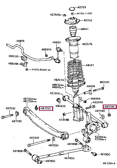 Nut Toyota 90179-12063