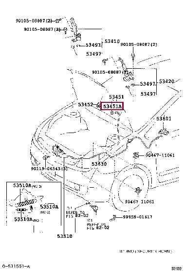 9048015028 Toyota Grommet