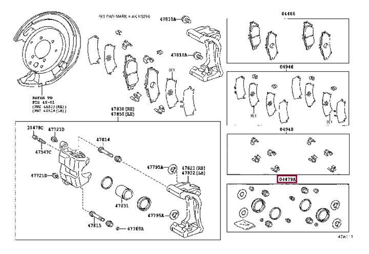 Buy Toyota 04479-30580 at a low price in United Arab Emirates!
