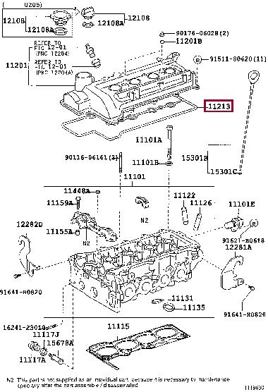 Buy Toyota 11213-23020 at a low price in United Arab Emirates!