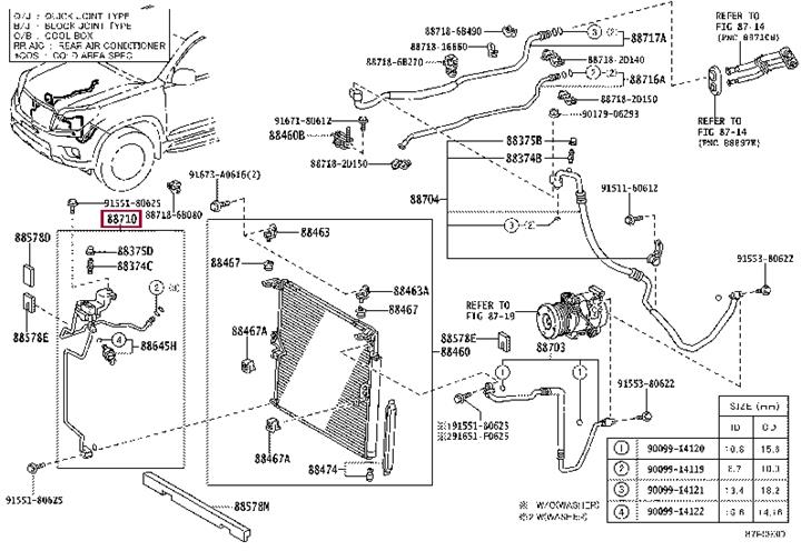 8871060B10 Toyota Coolant pipe
