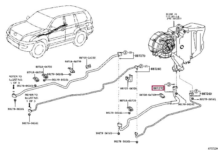 8871160730 Toyota Coolant pipe