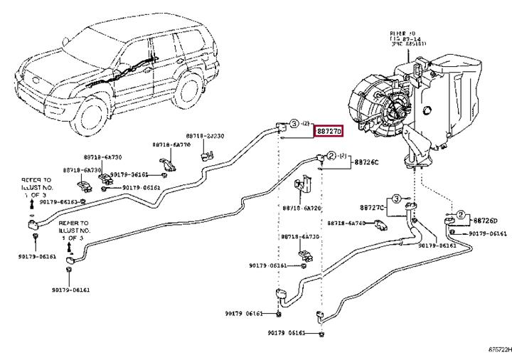 8871560190 Toyota Coolant pipe