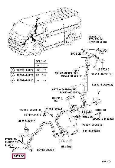 887162N170 Toyota Coolant pipe