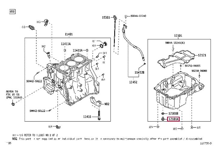 Toyota 90043-41087 Sump plug 9004341087 9004341087 Toyota Sump plug