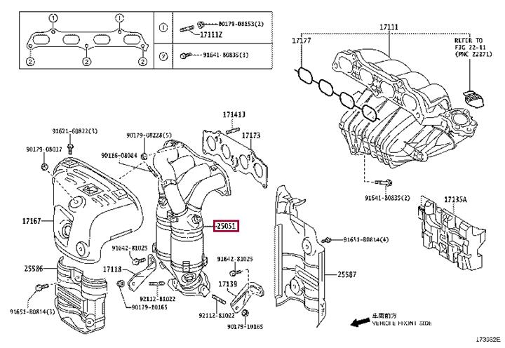 Buy Toyota 25051-28041 at a low price in United Arab Emirates!