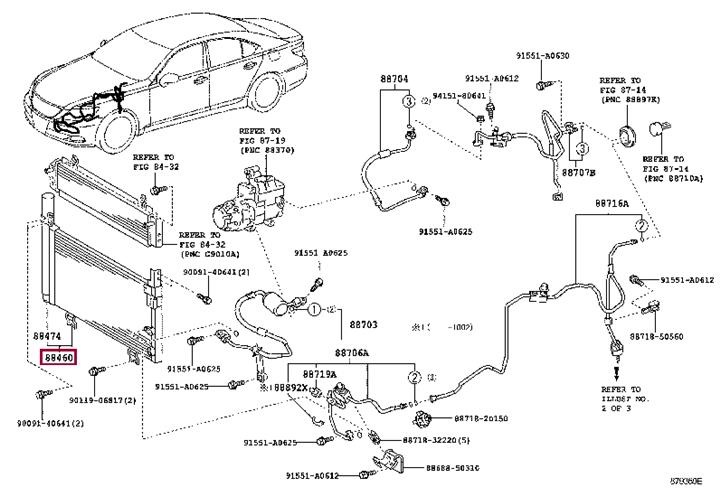 8846050231 Toyota AC Condenser