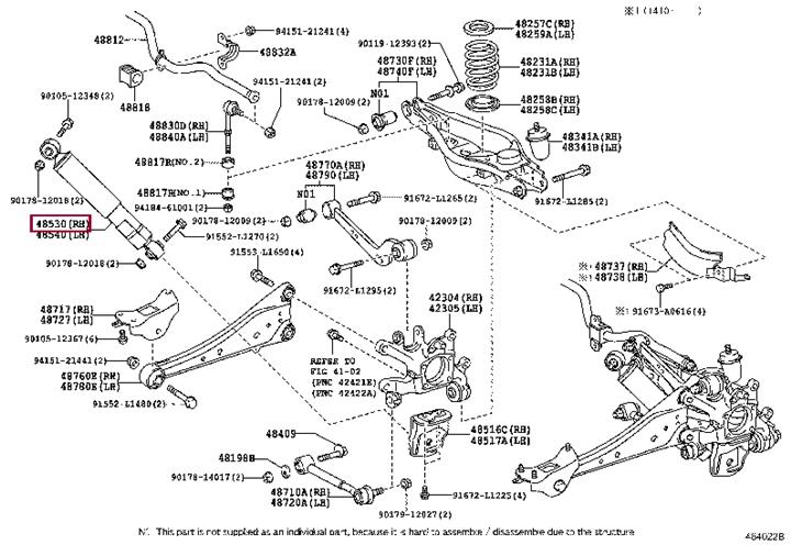 Toyota 4853142310 Auto part 4853142310