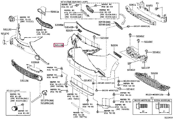 Buy Toyota 52119-0H918 at a low price in United Arab Emirates!