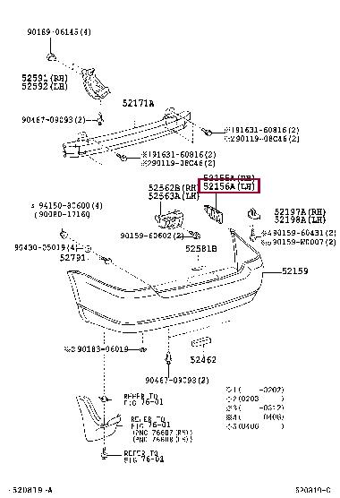 5215602060 Toyota Auto part