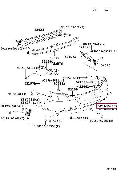 5216333900 Toyota Plug towing hook