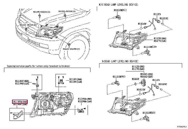 8119560120 Toyota Holder, dryer